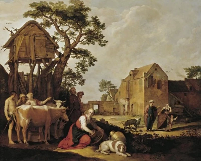 La cacciata di Agar e Ismaele